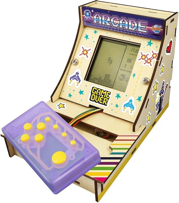 BUKI Arcade Machine - Classic Arcade Games - Unisex - Yellow