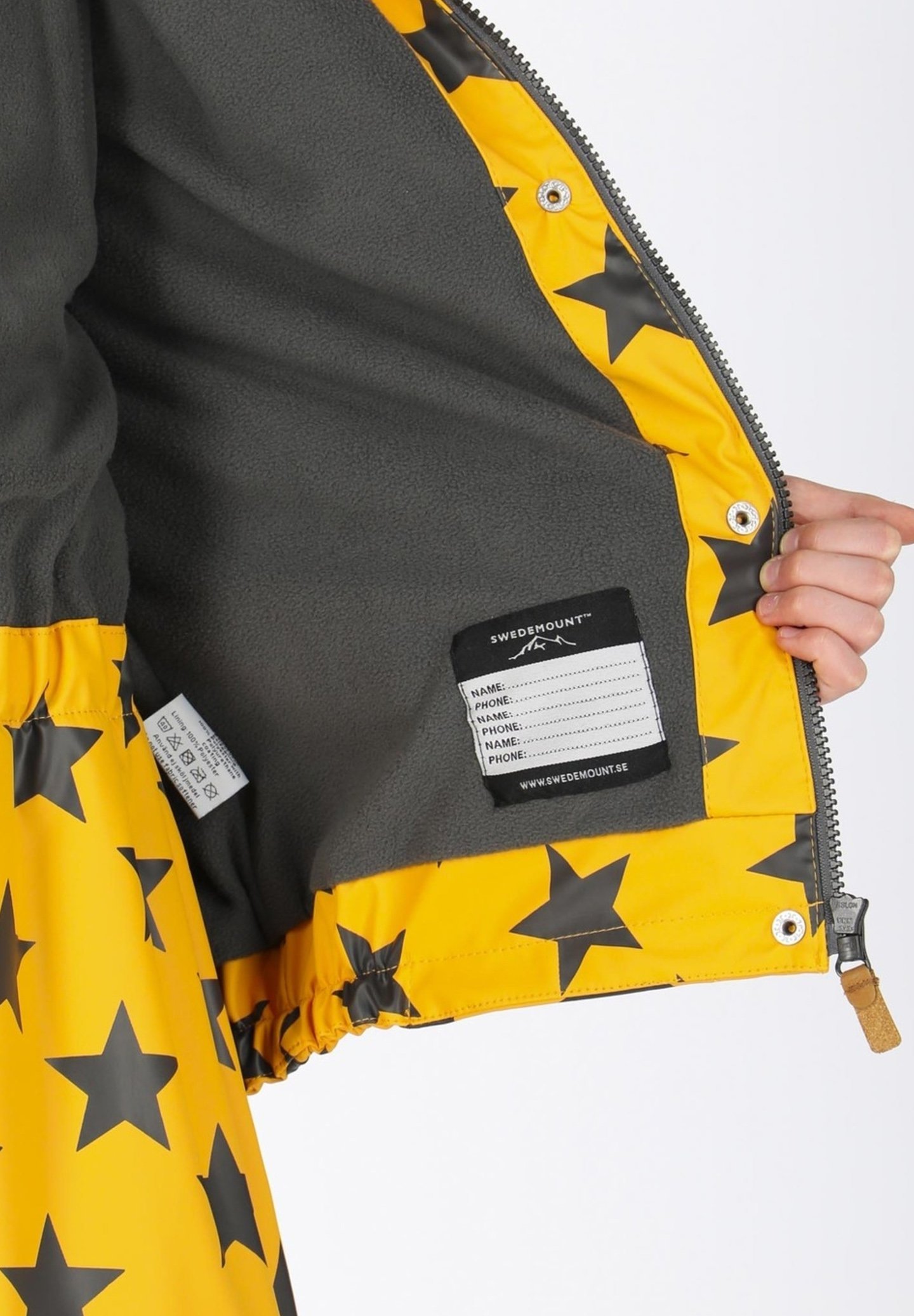 Ensemble Swedemount DROP - Combinaison de ski - jaune moutarde anthracite