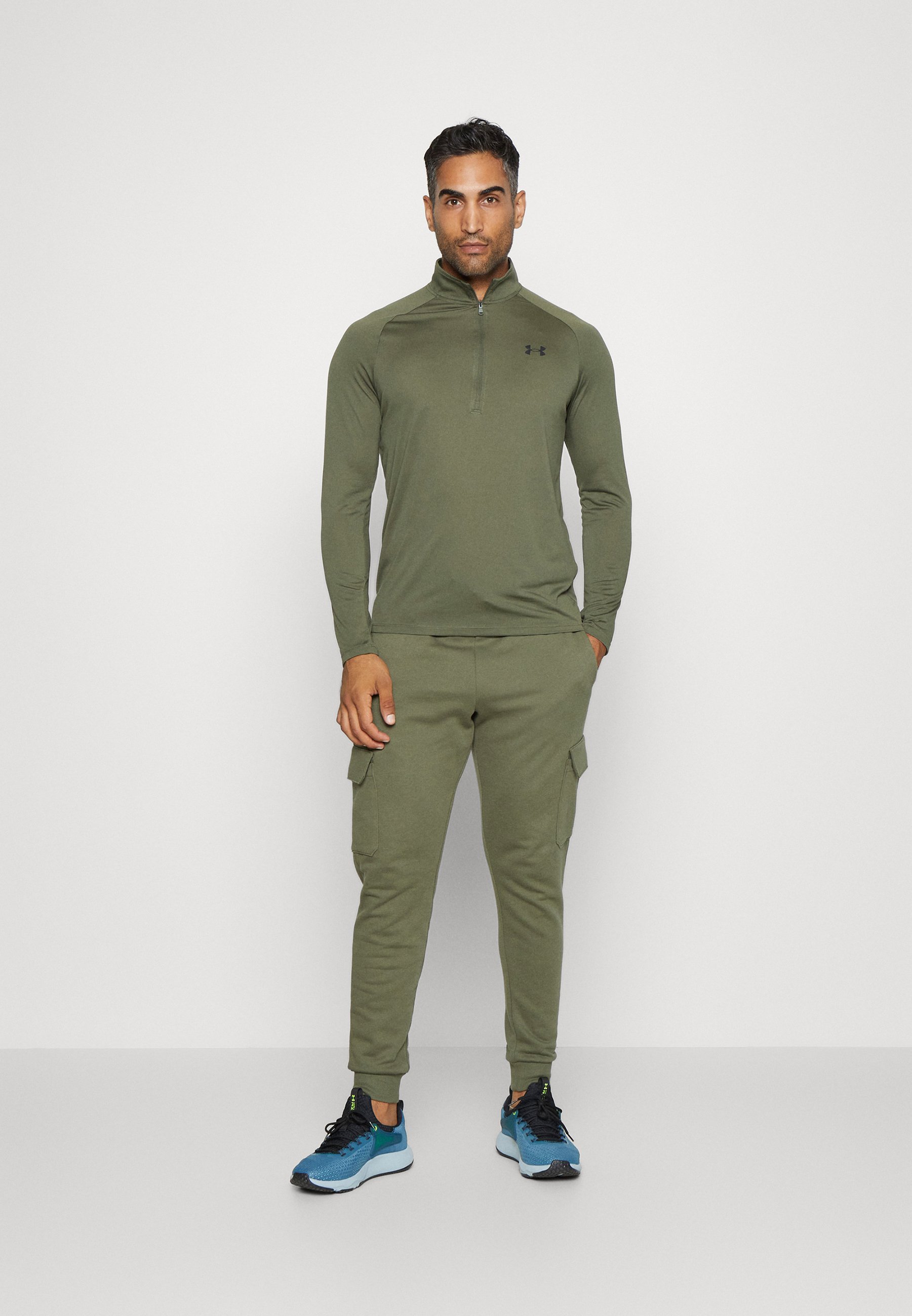 Maglia a maniche lunghe Under Armour TECH 2.0 - verde marino/nero