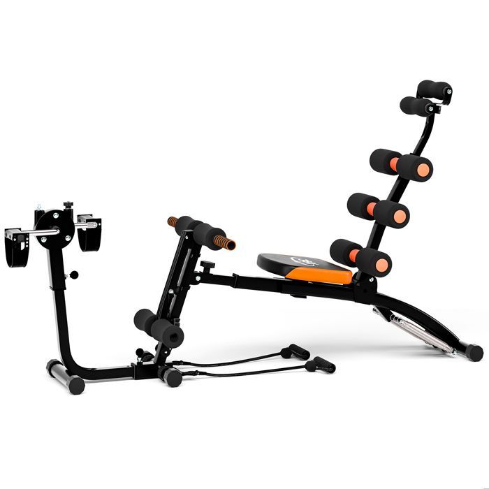 Banco de entrenamiento abdominal 5 en 1 - Ajustable y compacto - Ideal para entrenamiento de fuerza y fitness - BIPLUT
