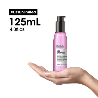 L'Oréal Professionnel Serie Expert Liss Unlimited Smoothing Serum Oil -sileyttävä ja pörröisyyttä ehkäisevä seerumiöljy 125 ml