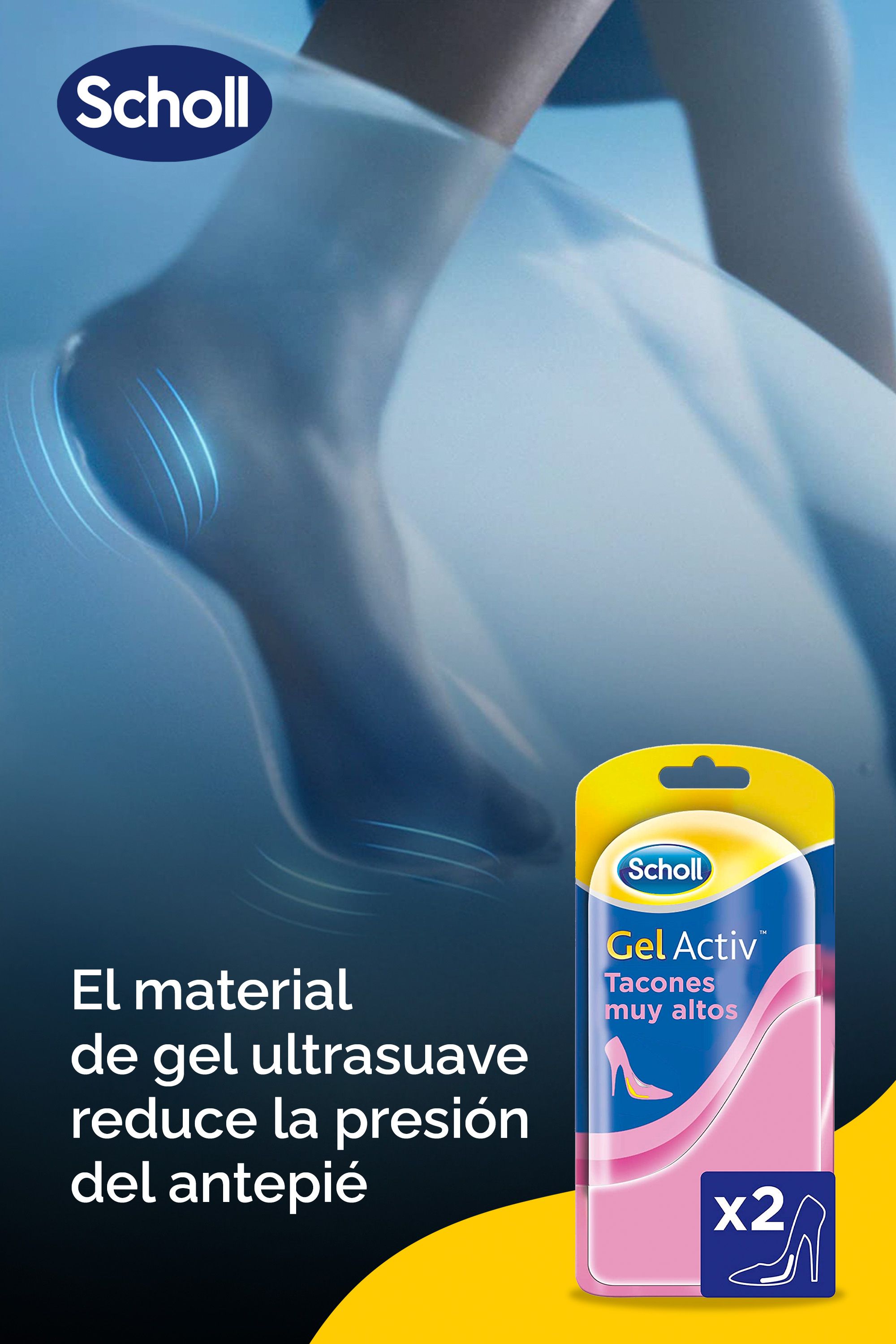 Gel Activ ulošci za vrlo visoke potpetice Apotekarski proizvodi za njegu stopala