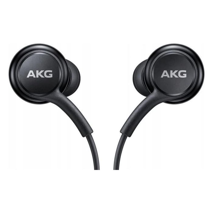 Cuffie stereo vivavoce Samsung EO-IC100 con audio AKG e cavo USB-C, nere, per Samsung Galaxy S21 Plus 5G
