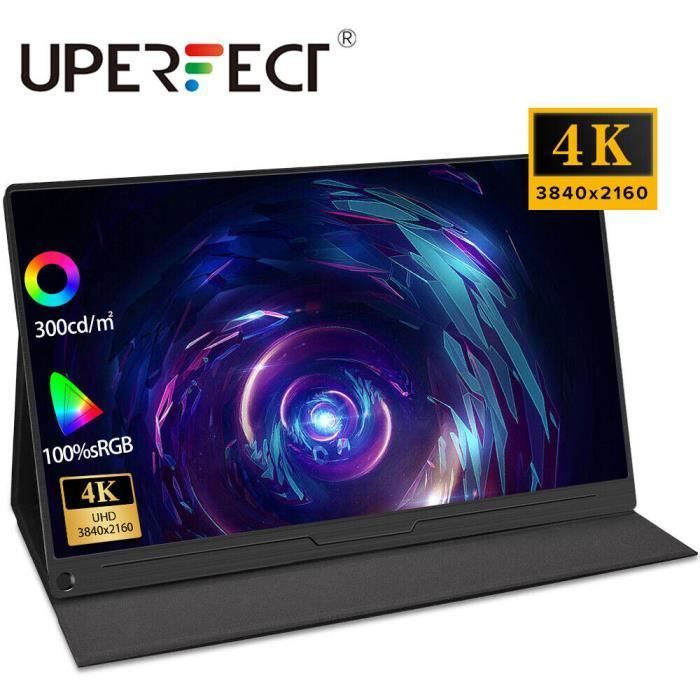 Monitor portatile da gaming 4K da 15,6 pollici - UPERFECT - HDMI USB C - 1300:1 - 100% sRGB