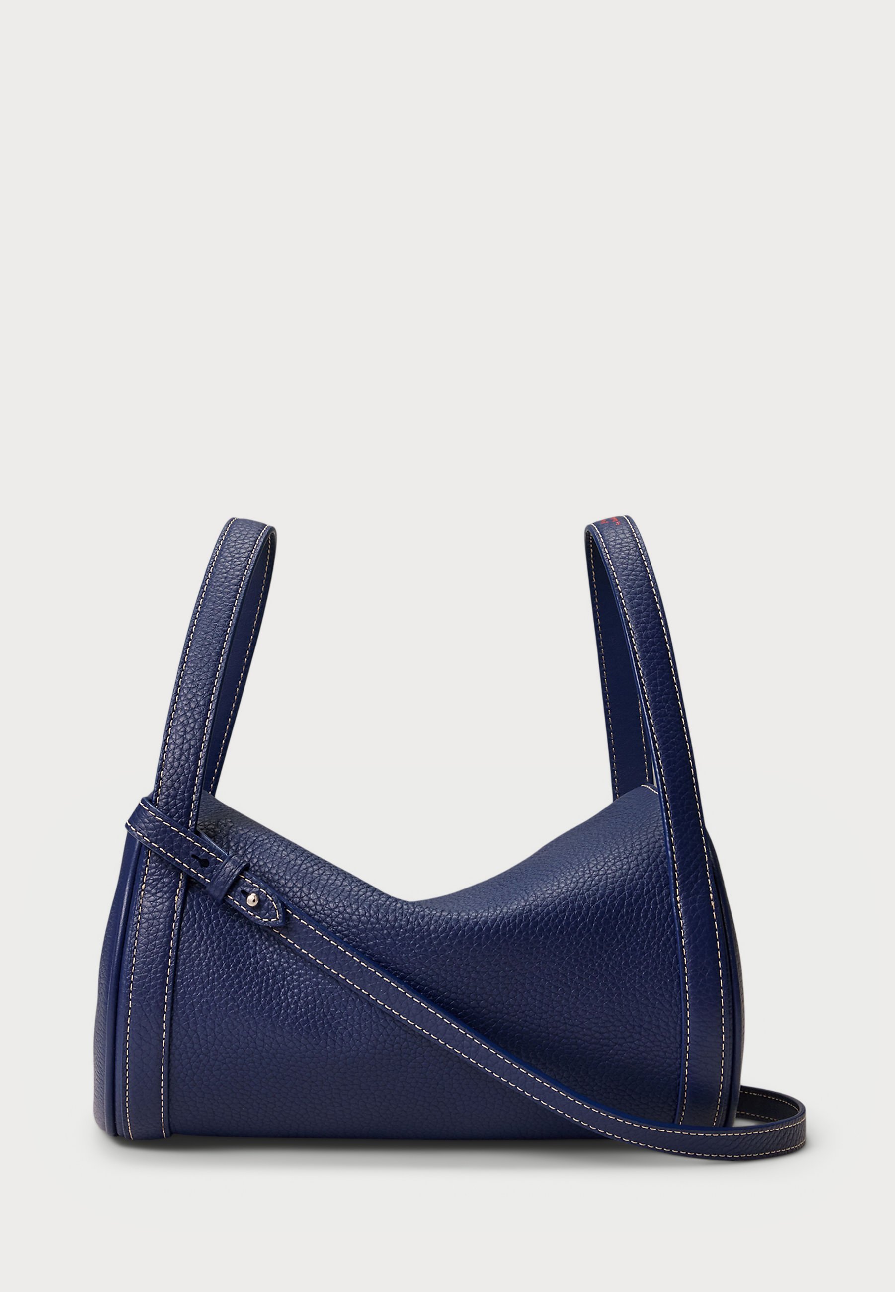 Polo Ralph Lauren POLO PLAY LEATHER BARREL DUFFEL - Handtas - inkt