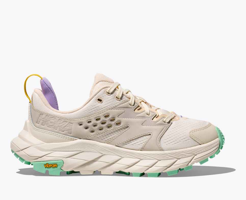 HOKA Anacapa Breeze cuenta con fluorita color alabastro/menta.