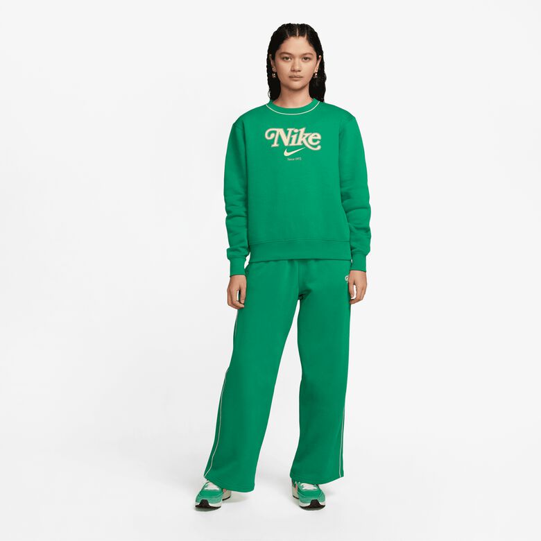 Sportieve fleece trui met ronde hals EF