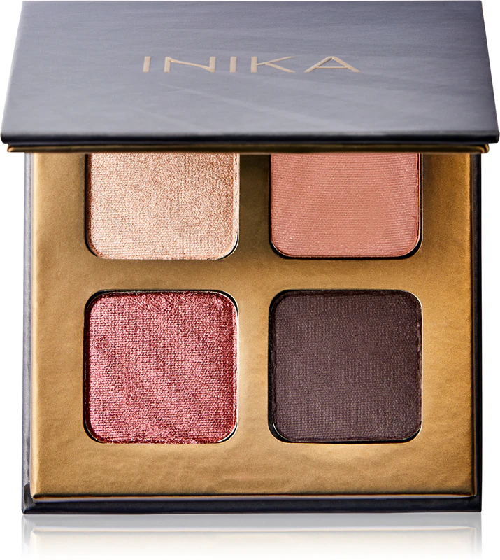 INIKA Organic Eyeshadow Palette Paleta očních stínů s květinami