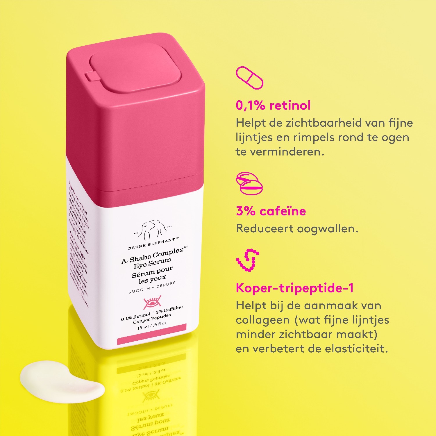 Drunk Elephant Augencreme A-Shaba Complex™ Augenserum - 15 ml
