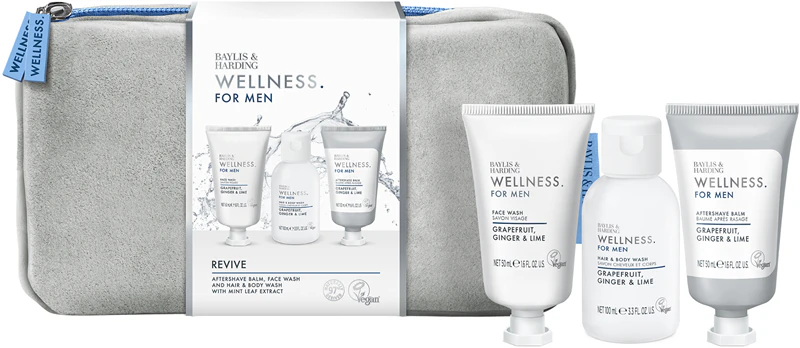 Baylis & Harding Wellness. Para Homens. Conjunto de Presente Revive para Fragrâncias Masculinas