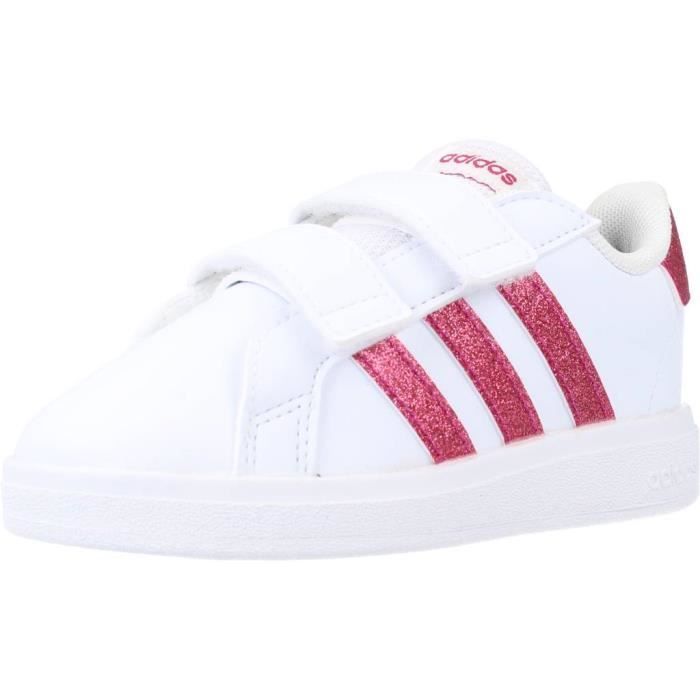 Basket Adidas 125432 Blanc - ADIDAS - Fille - Synthétique - Enfant - Lacets