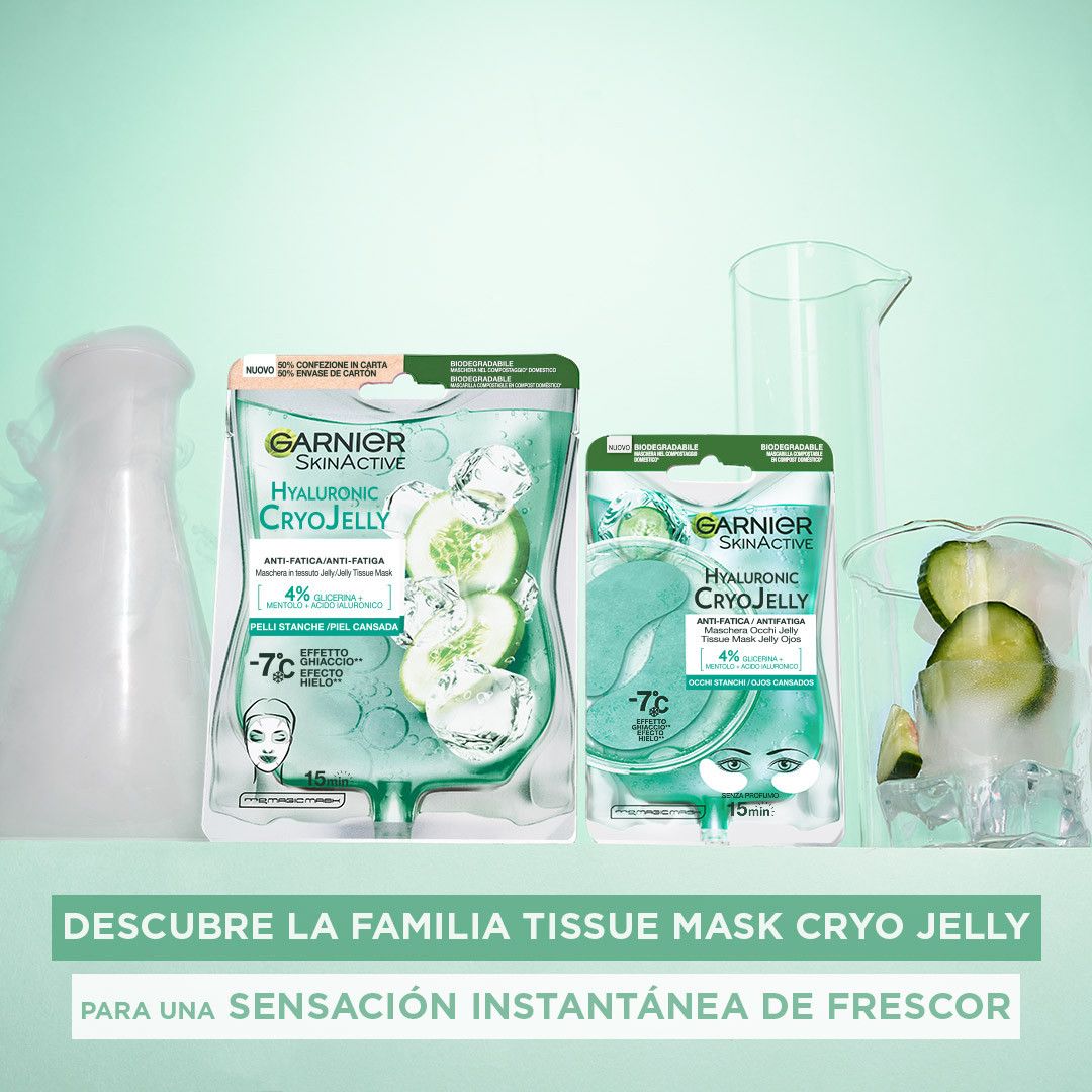 Mascarilla Skin Active Hyaluronic Cryo Jelly Eye Limpieza na tvár