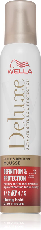 Wella Deluxe Definition & Protection Volume Hair Mousse