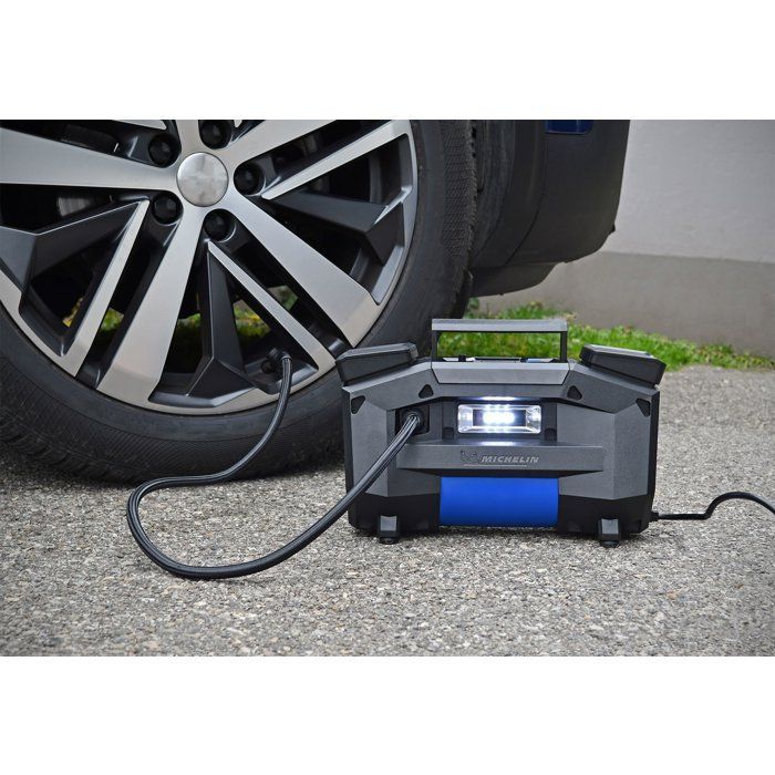Compresseur 230V - MICHELIN - gonflage de 0.05 bars jusqu'à 7 bars - HAUT DEBIT - Moteur DIRECT DRIVE