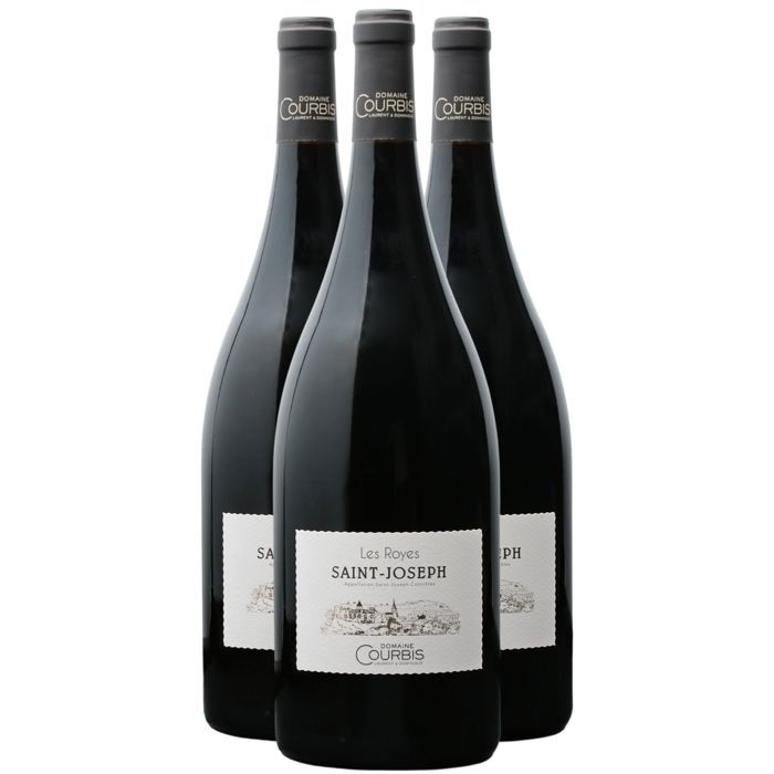 Domaine Courbis Saint-Joseph Les Royes MAGNUM 2022 - Vino rosso della Valle del Rodano (3x150cl)