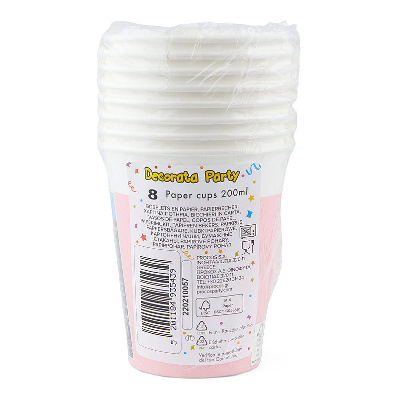 Engangskopper 8-pak 200 ml