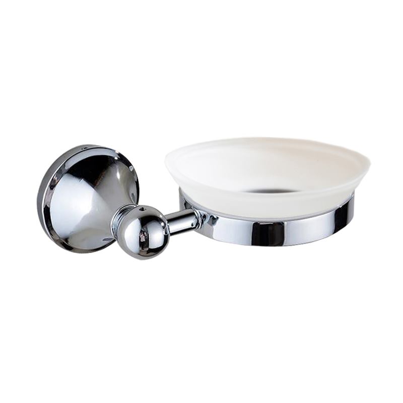 Jaboneras de aleación de zinc cromadas HOTAAN, soporte para jabón, accesorios de baño de marca