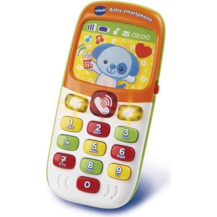 VTECH BABY - Babysmarttelefon Tospråklig Flerfarget