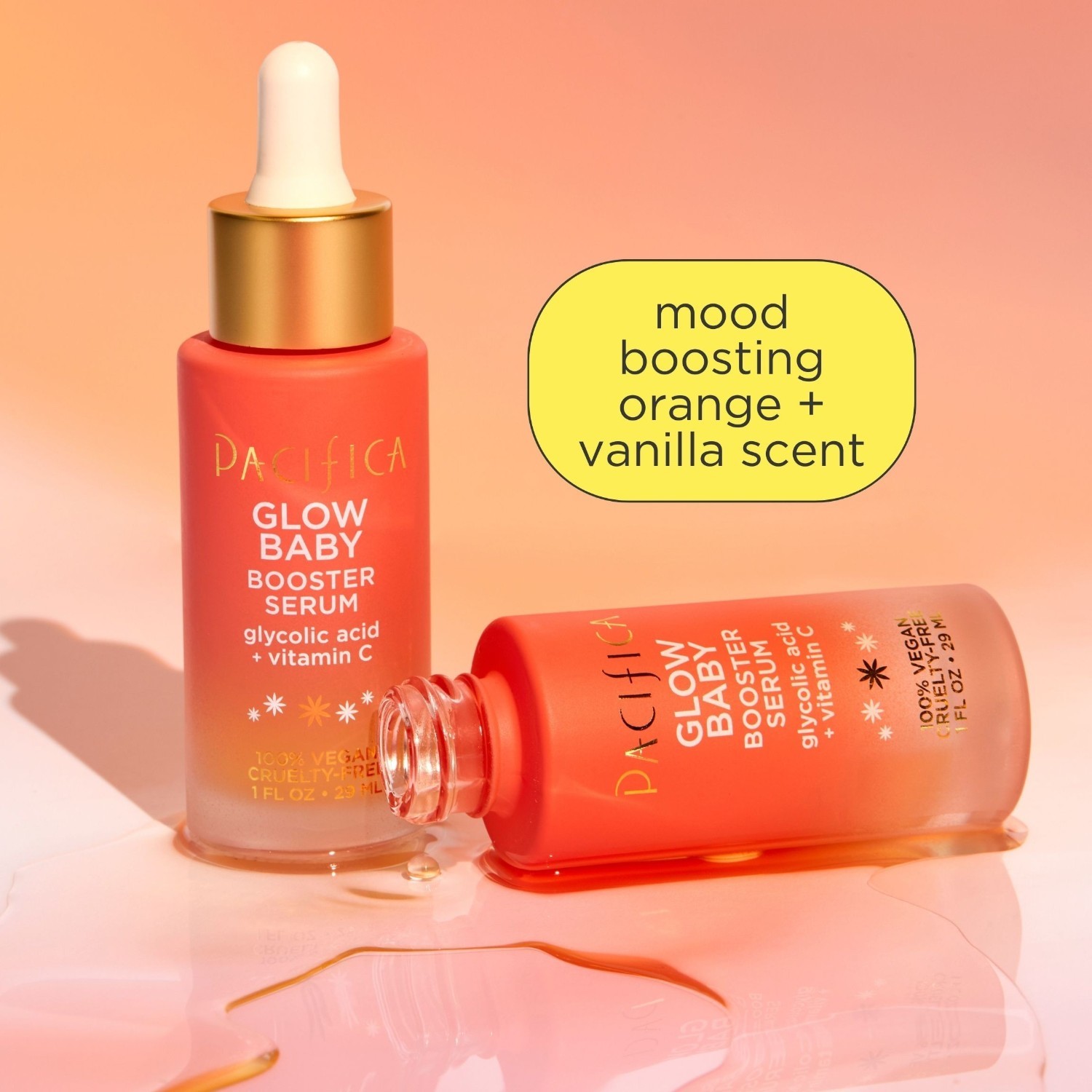 Pacifica Glowserum Glow Baby serums ar sviedriem un sviedriem - 29 ml