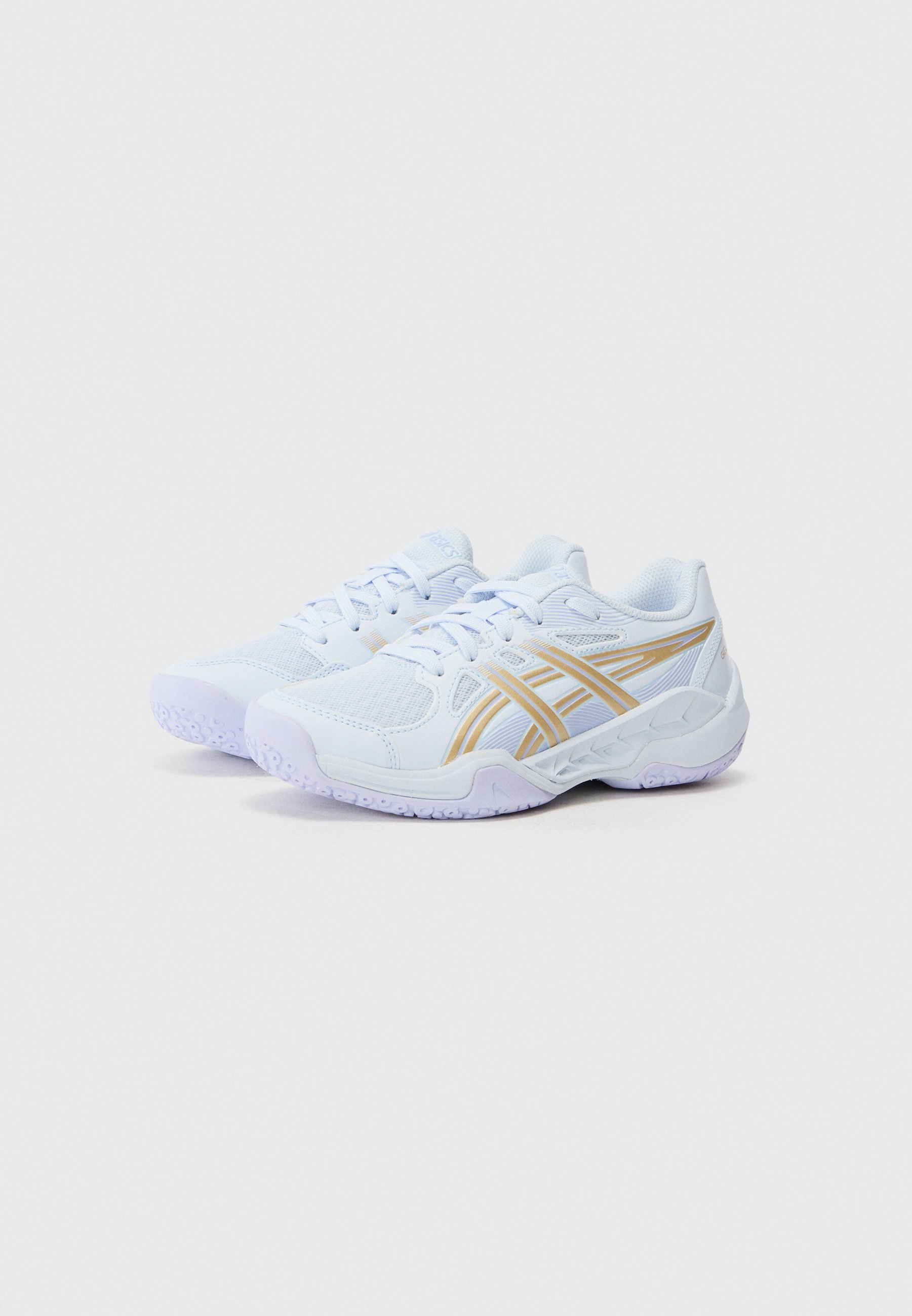 ASICS GEL POWERBREAK UNISEX - Handbalschoenen - blauw verloop/champagne