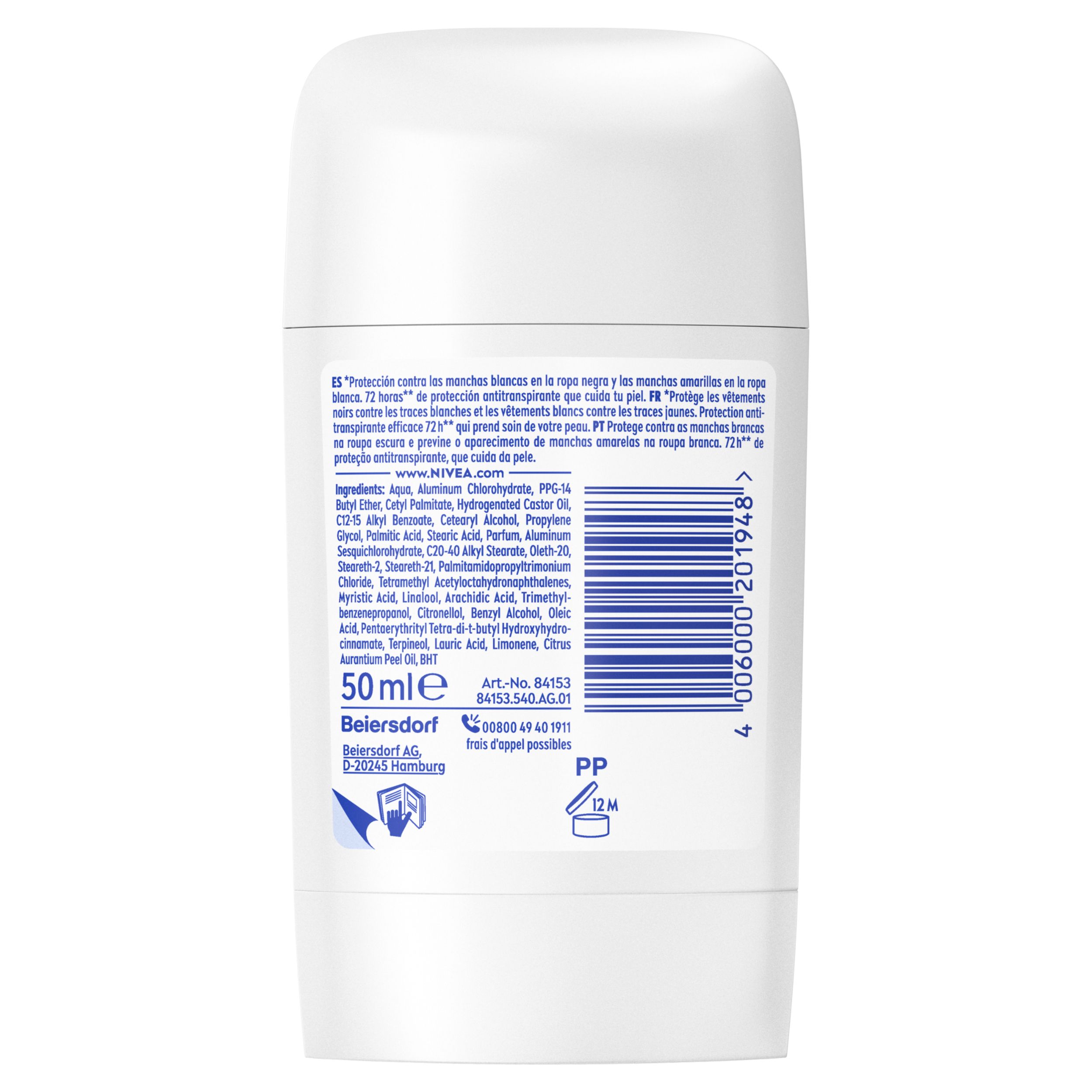 Neviditeľný dezodorant v tyčinke Black & White Deodoranty