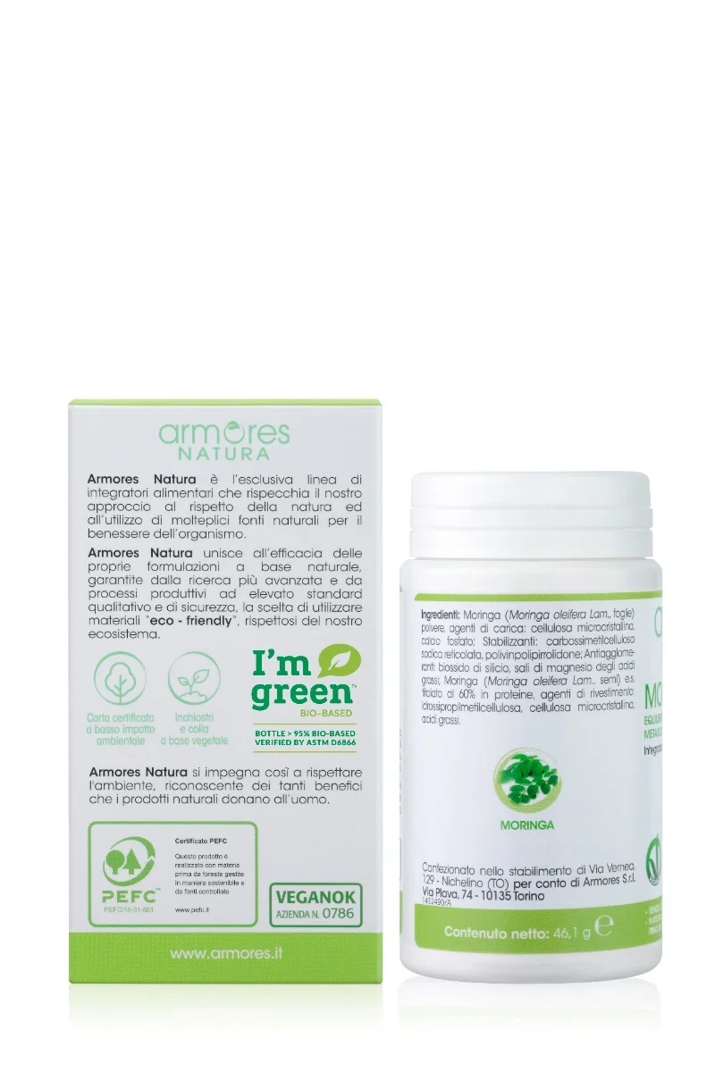 ARMORES NATURA Armores Moringa 60 tabletten voor een evenwichtig lichaamsgewicht