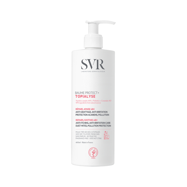 SVR TOPIALYSE Protect+ 48-Stunden-Pflegebalsam für den Körper, 400 ml