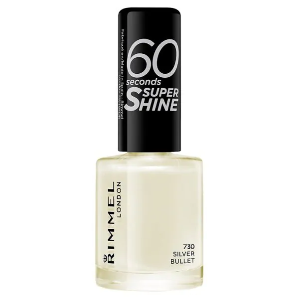 Rimmel nagų lakas 60 Second Silver Bullet 8ml