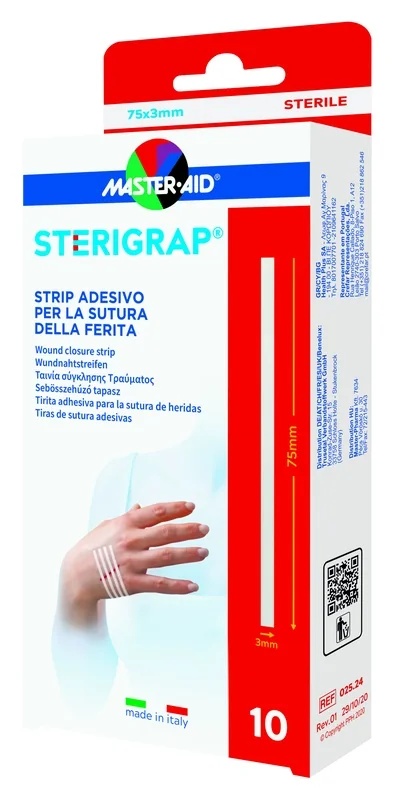 Bande Sterigrap MASTER AID M-Aid Ad75X3mm