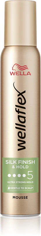 Vlasová pěna Wella Wellaflex Silk Finish & Hold s ultra silnou fixací