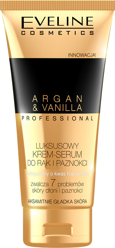 Creme nutritivo para mãos e unhas Eveline Cosmetics Argan & Vanilla