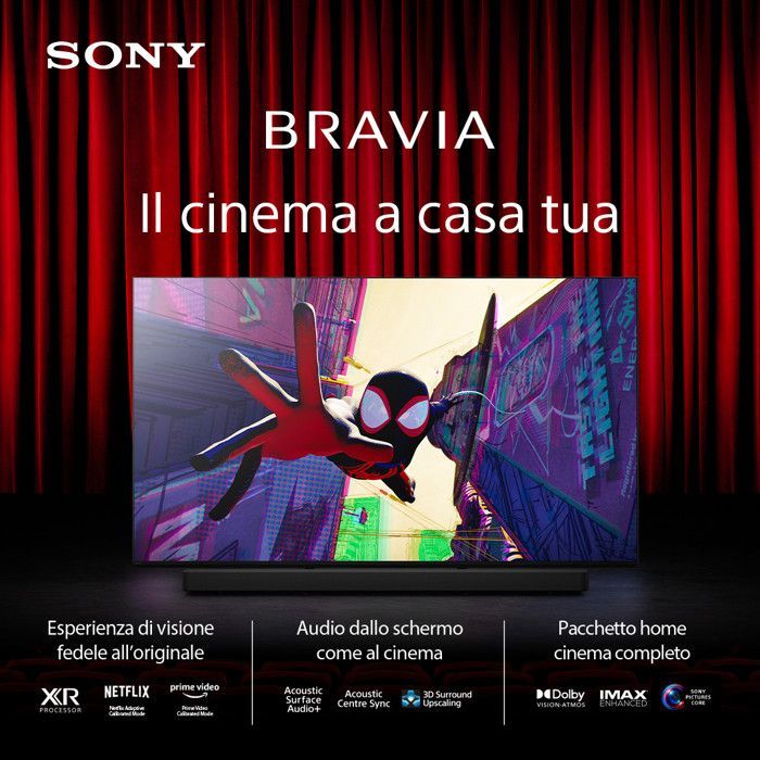 Sony BRAVIA XR XR8A TV OLED 4K Ultra HD 77 pollici Smart TV