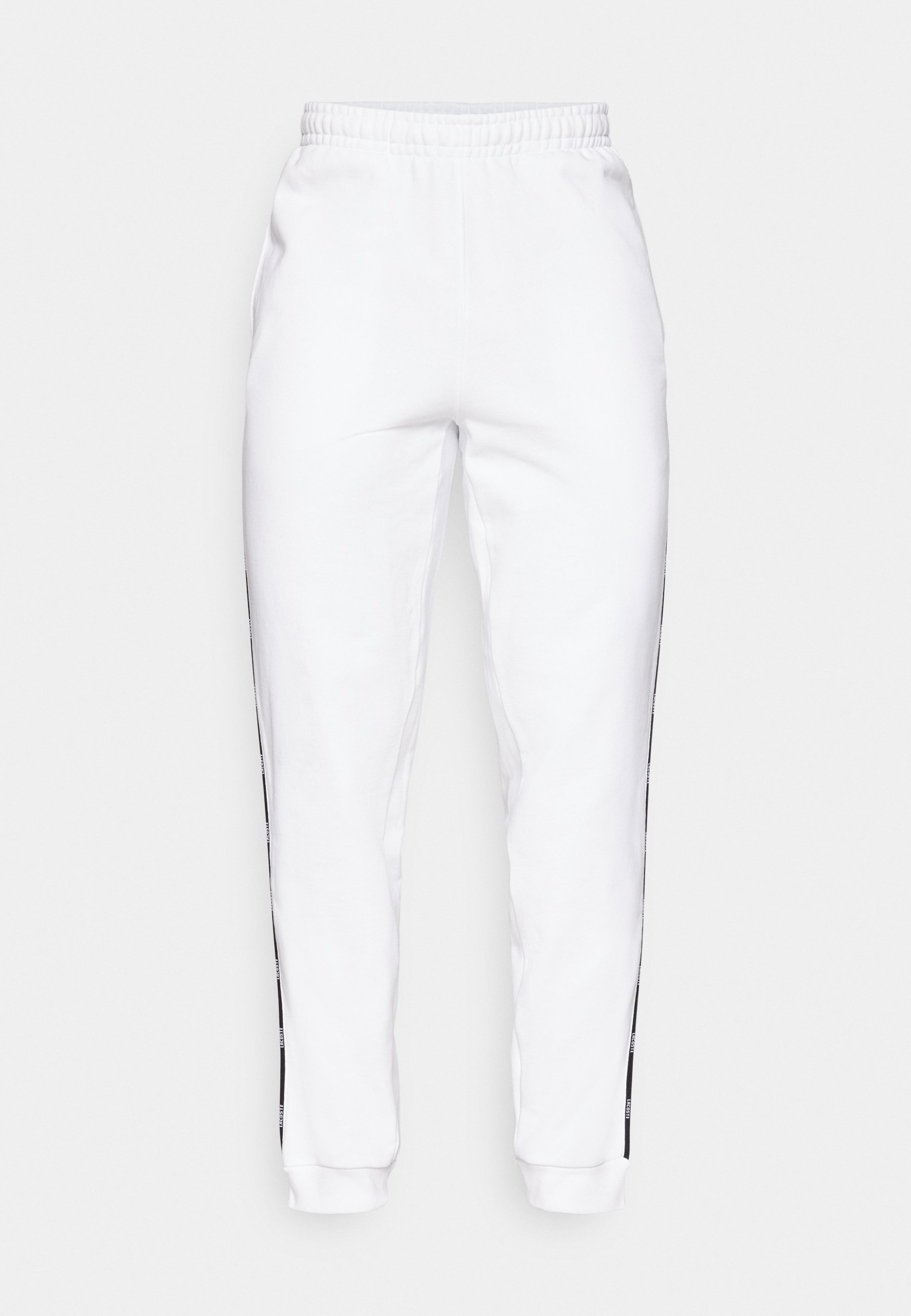 Lacoste Sport PANT TAPE - Trainingsbroek - wit