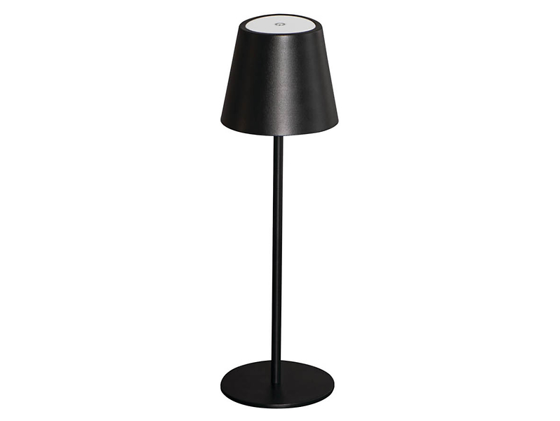Lampa stołowa Hortia LED bezprzewodowa ze ściemniaczem czarna