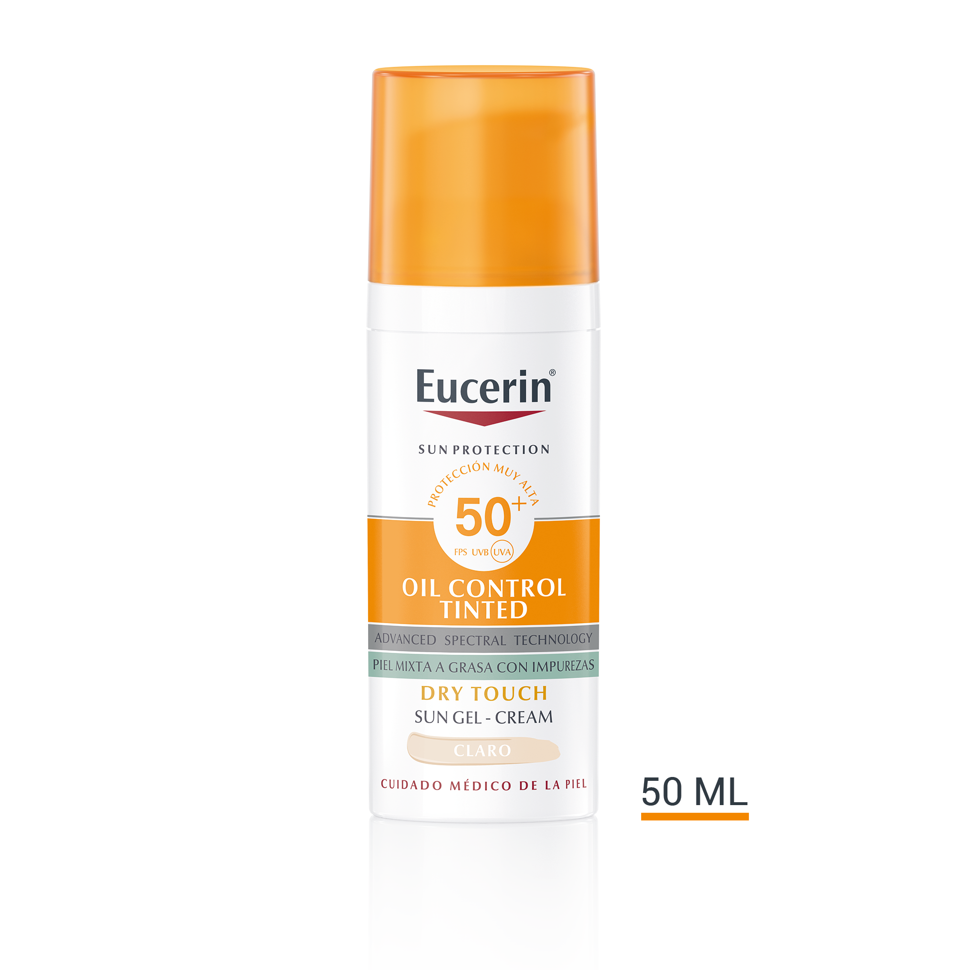 „Oil Control Dry Touch“ veido kremas nuo saulės su SPF 50