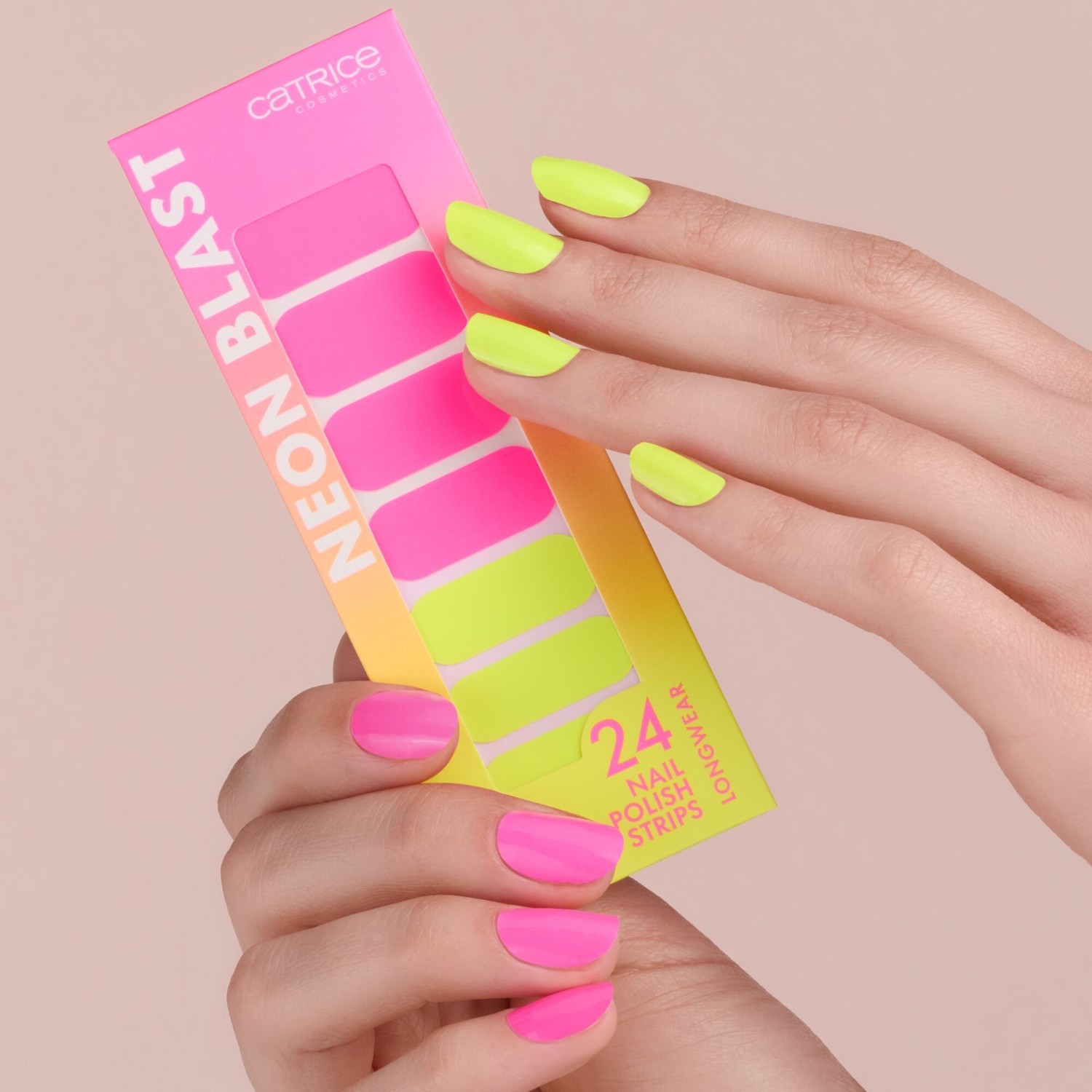 Catrice Neon Blast Nail Polish Strips bandes destickers vernis