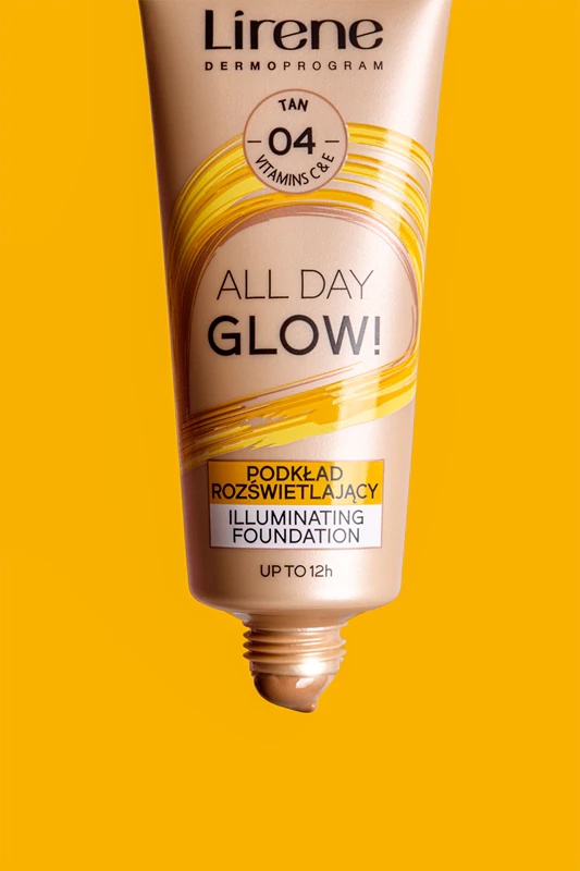 Lirene ALL DAY GLOW! posvetljevalna tekoča podlaga za dolgotrajne rezultate