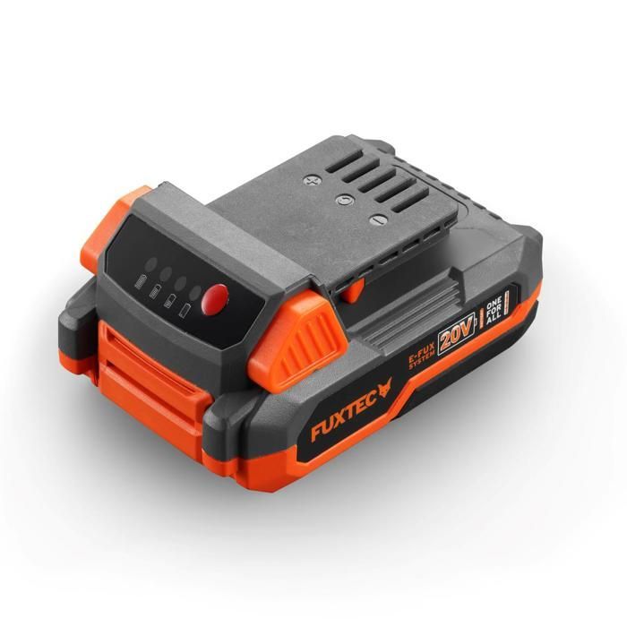 2-Ah-Akku – FUXTEC FX-E1B2AH – 20 V, kompatibel mit allen FUXTEC 20-V-Geräten