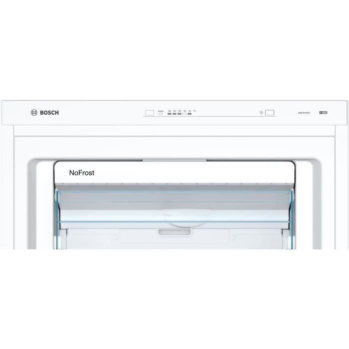 BOSCH GSN58VWEV - Upright Freezer - 365L - Frost Free - W 70 x H 191 cm - White