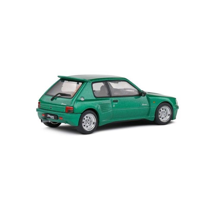 Miniature car - SOLIDO - Peugeot 205 DIMMA - Green - 1:43 scale - 1992