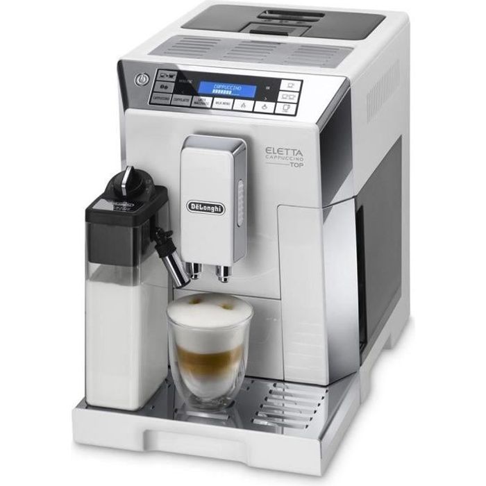 Cafetera espresso automática - DELONGHI - ECAM 45.760 W - Acero inoxidable - 15 bar - 2 L - 1450 W