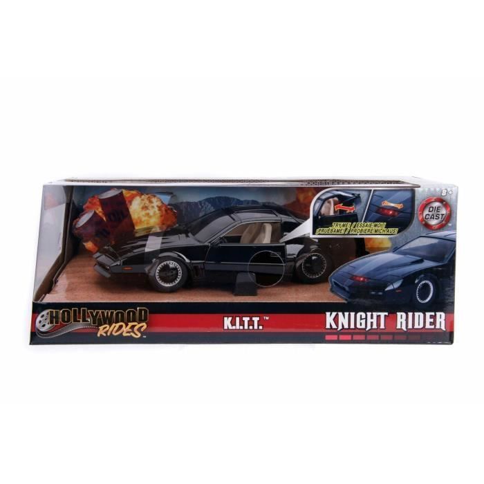 KITT Pontiac Knight Rider, Metallauto im Maßstab 1:24 mit beleuchtetem Radar