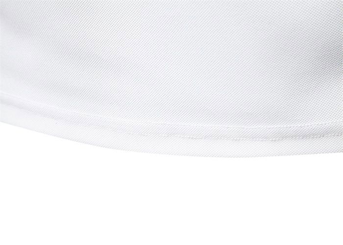 Men's Short Sleeve V-Neck Polo Shirt with Deer Embroidery, Casual Summer Regular Fit Contrast Color Polo Shirt - EU Size - Navy Blue