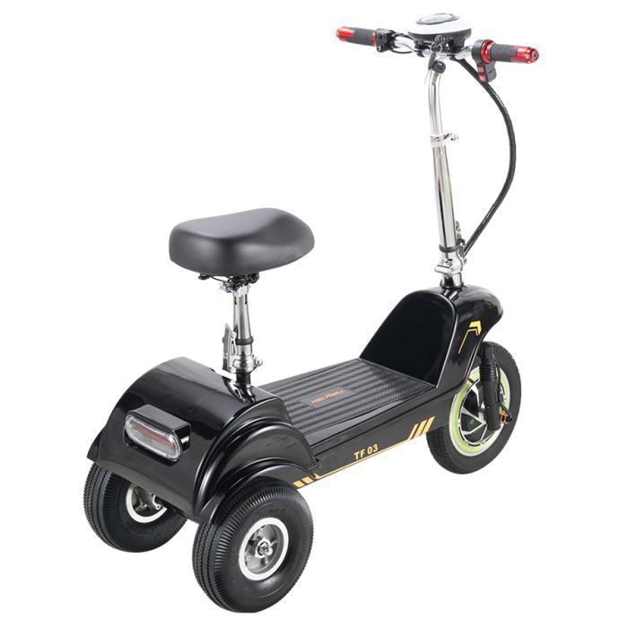 Trottinette Électrique TWOFISH TF03 Avec Siège Amovible - Moteur 350W - Batterie 48V15Ah - Pneus Avant 12 Pouces Arrière 10 Pouces