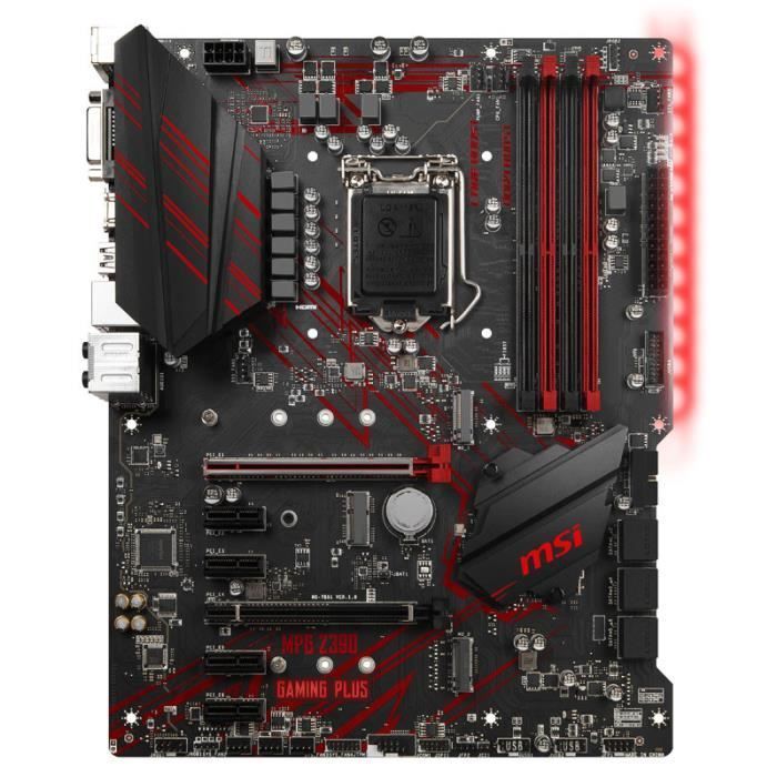 Carte mere MSI MPG Z390 Gaming Plus, Intel Z390  - Sockel 1151