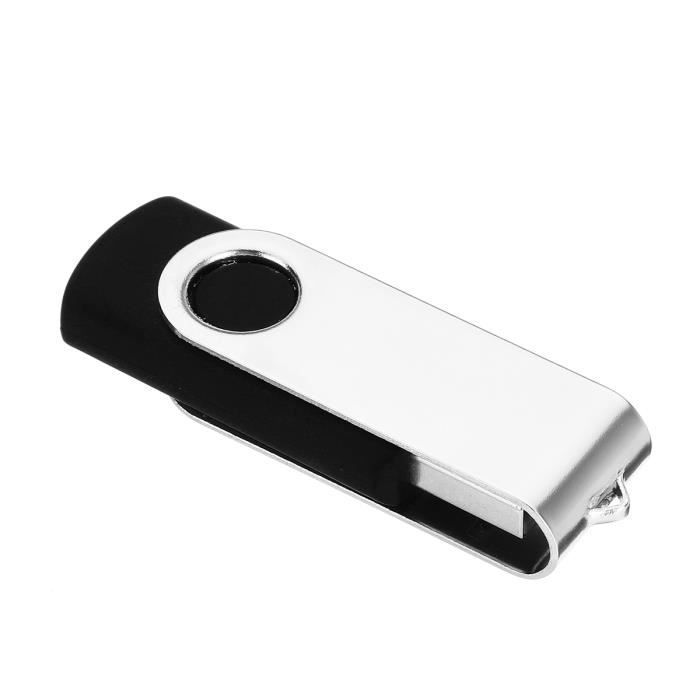 Pen drive giratório TEMPSA de 256 GB, USB 3.0, de alta velocidade, preto.
