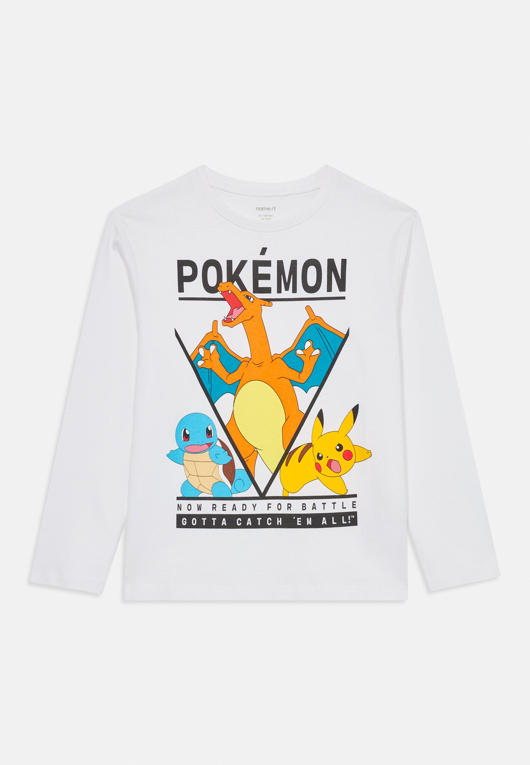 Name it NKMAST POKEMON HOSSZÚ UJJÚ PÓLÓ - Hosszú ujjú felső - élénk fehér