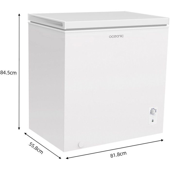 Diepvrieskist - CONTINENTAL EDISON - OCEACC194WD - Energieklasse D - 194 L - 81,8 x 55,8 x 83,5 cm - Wit