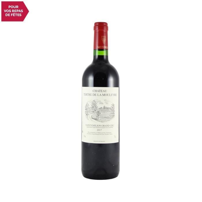 Château Tertre De La Mouleyre Rouge 2017 - 75cl - Vin Rouge de Bordeaux - Appellation AOC Saint-Emilion Grand Cru