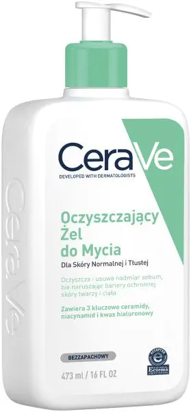 CeraVe Oczyszczający Żel do Mycia Twarzy, 236 ml i 473 ml